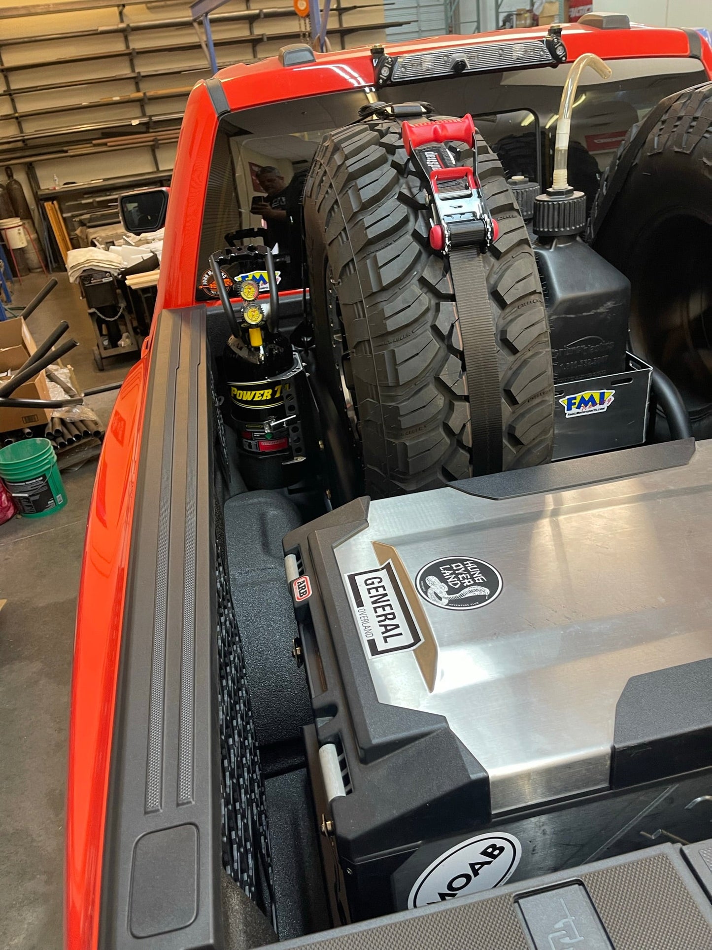 2017 - 2025 Ford Raptor Modular Bed Organizer with Slide Out Cargo Tray
