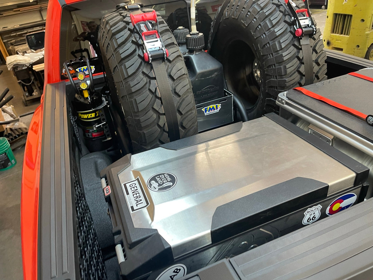 2017 - 2025 Ford Raptor Modular Bed Organizer with Slide Out Cargo Tray