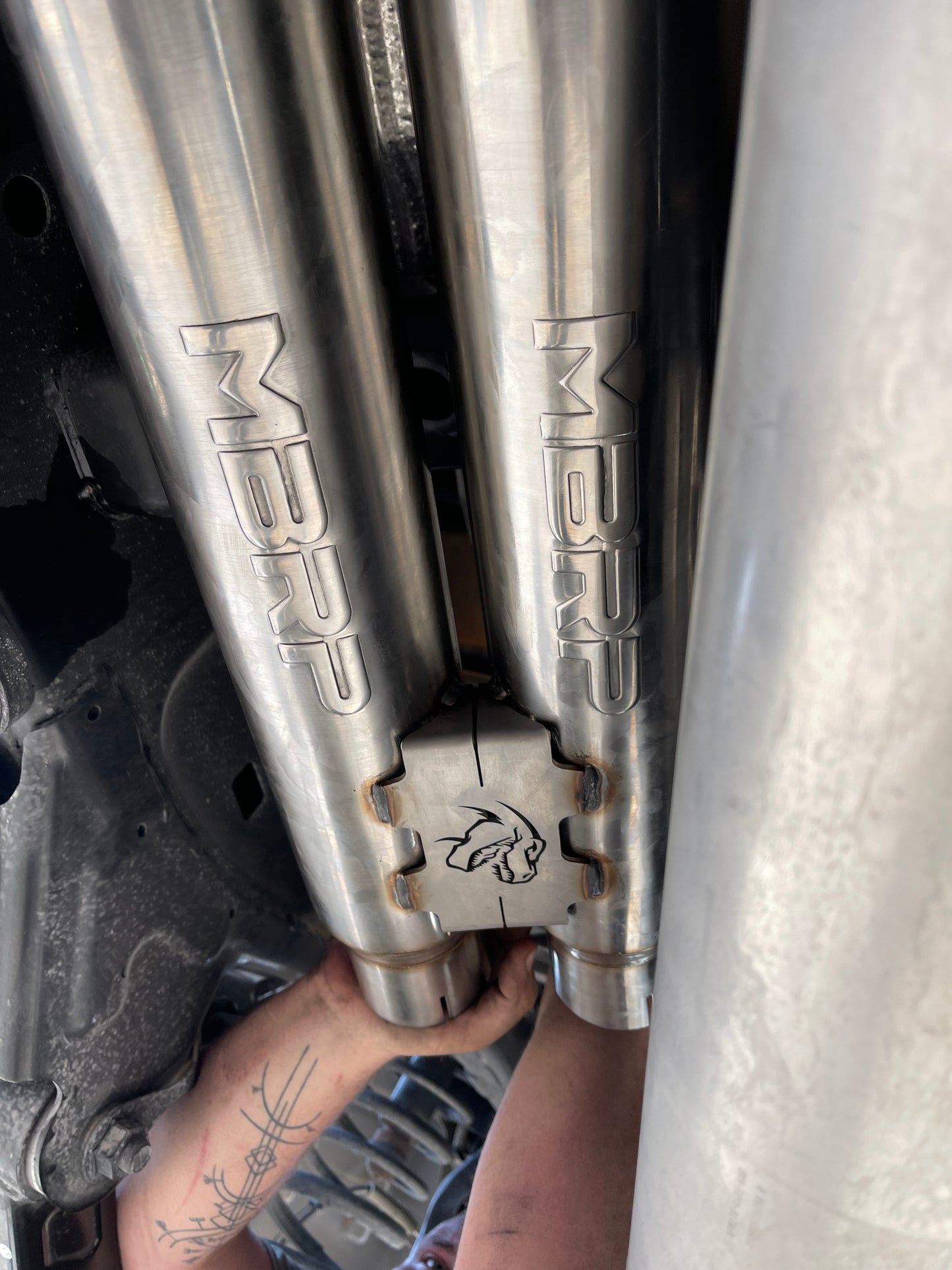 MBRP 2021-2024 Ram TRX 3in Catback Dual Rear Carbon Fiber Tips