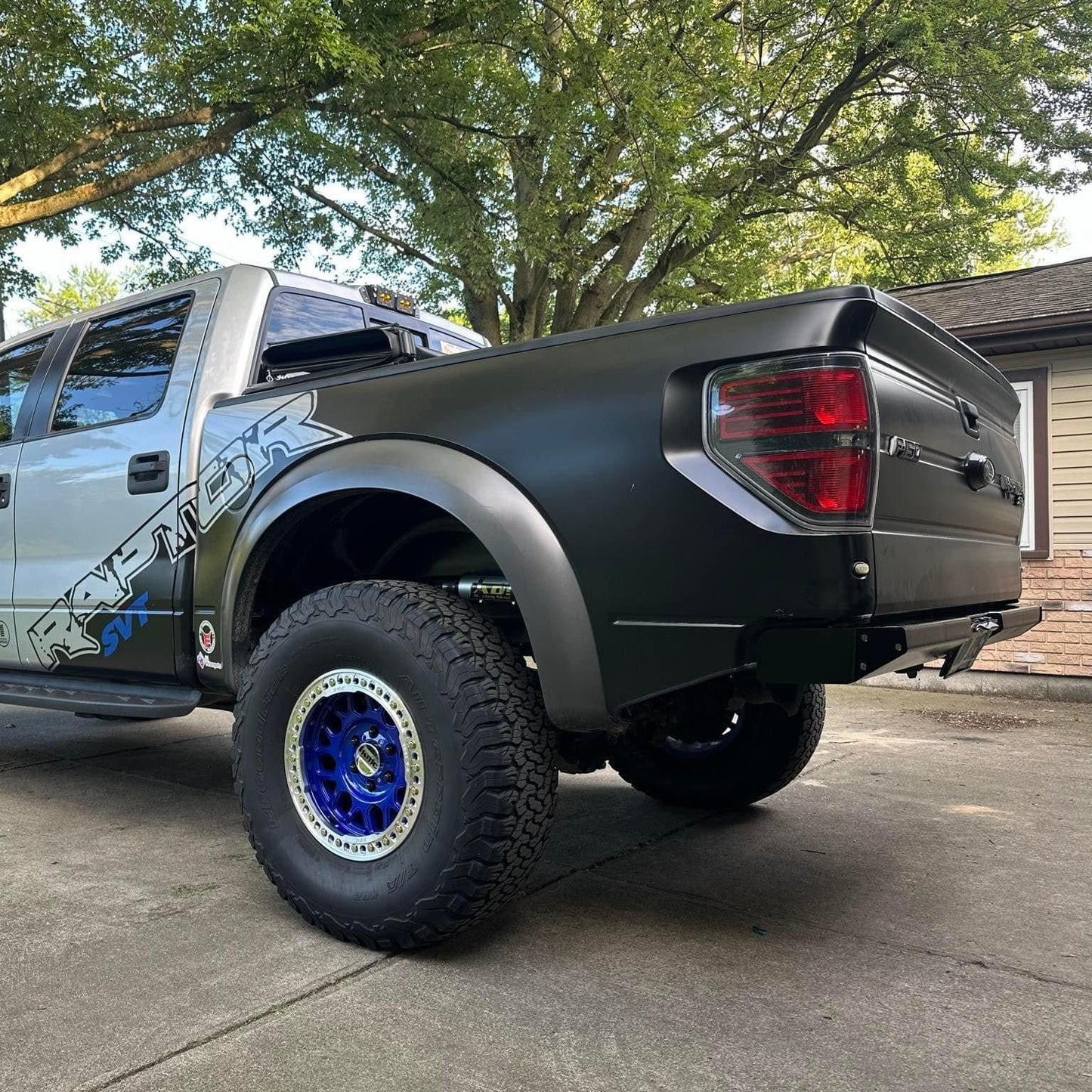 MAZZULLA 2010-2014 FORD RAPTOR REAR PLATE BUMPER