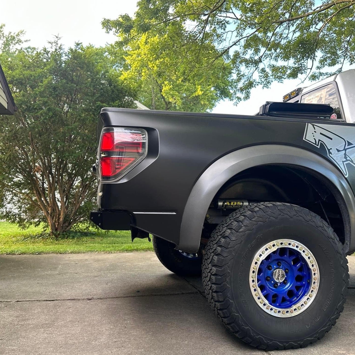 MAZZULLA 2010-2014 FORD RAPTOR REAR PLATE BUMPER