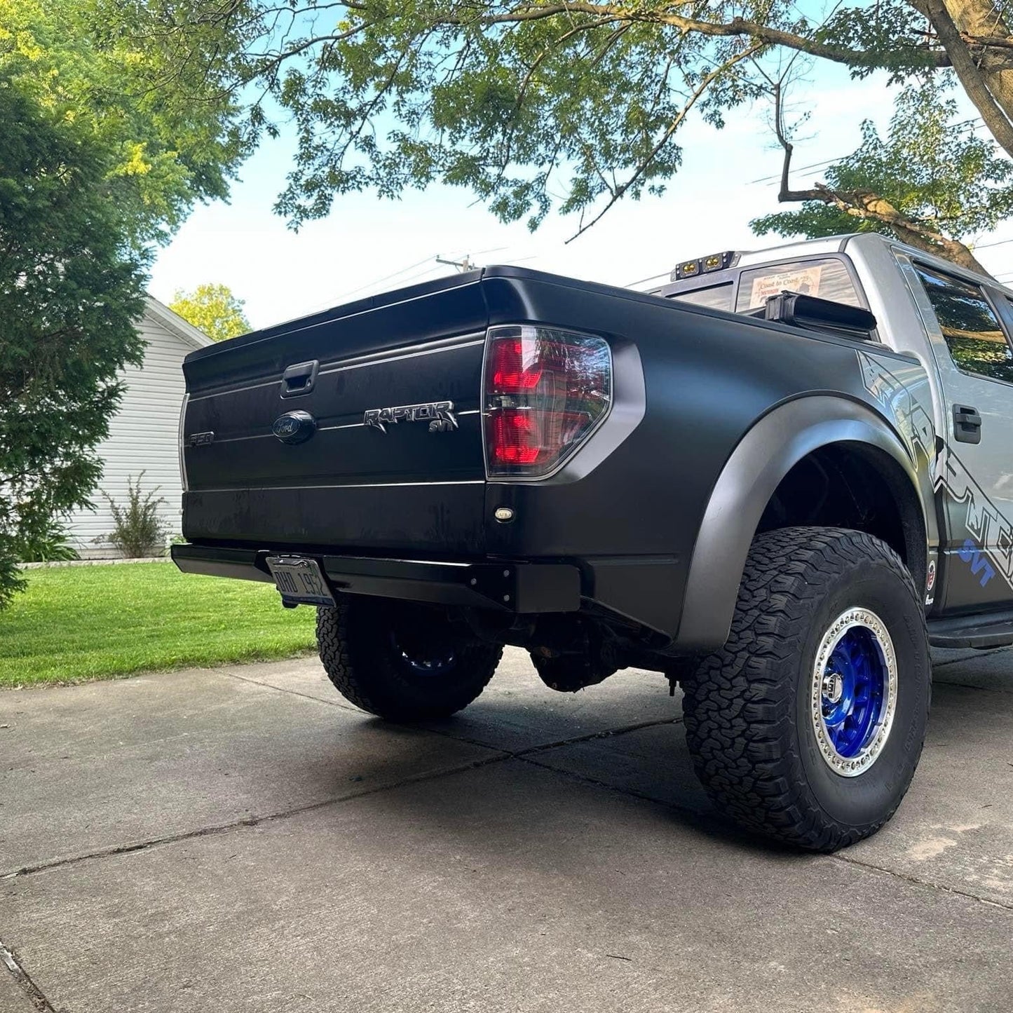 MAZZULLA 2010-2014 FORD RAPTOR REAR PLATE BUMPER
