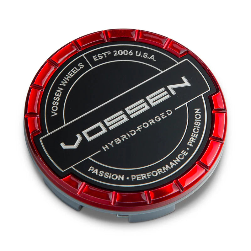 Vossen Hybrid Forged Billet Sport Cap for VF & HF Series Wheels (Vossen Red)