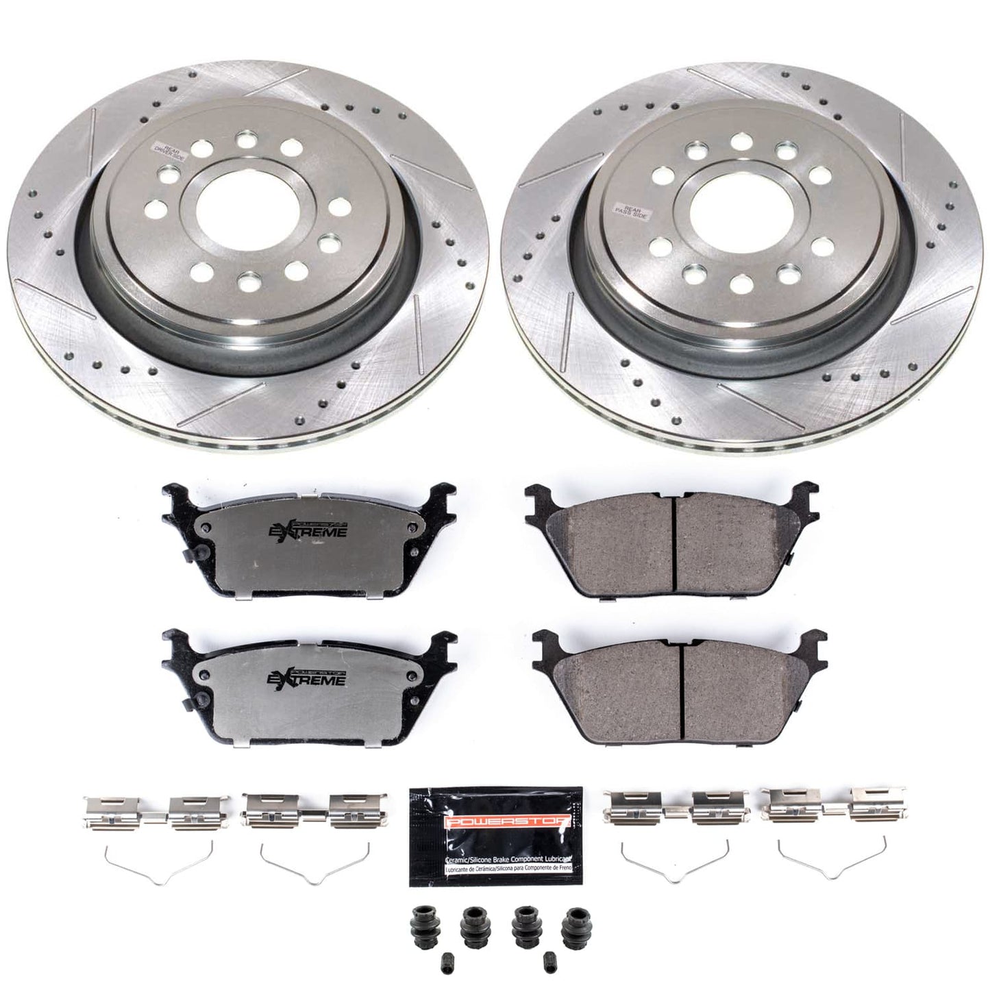 Powerstop 2021-2024 Ram TRX Rear Brake Kit - Pads and Rotors