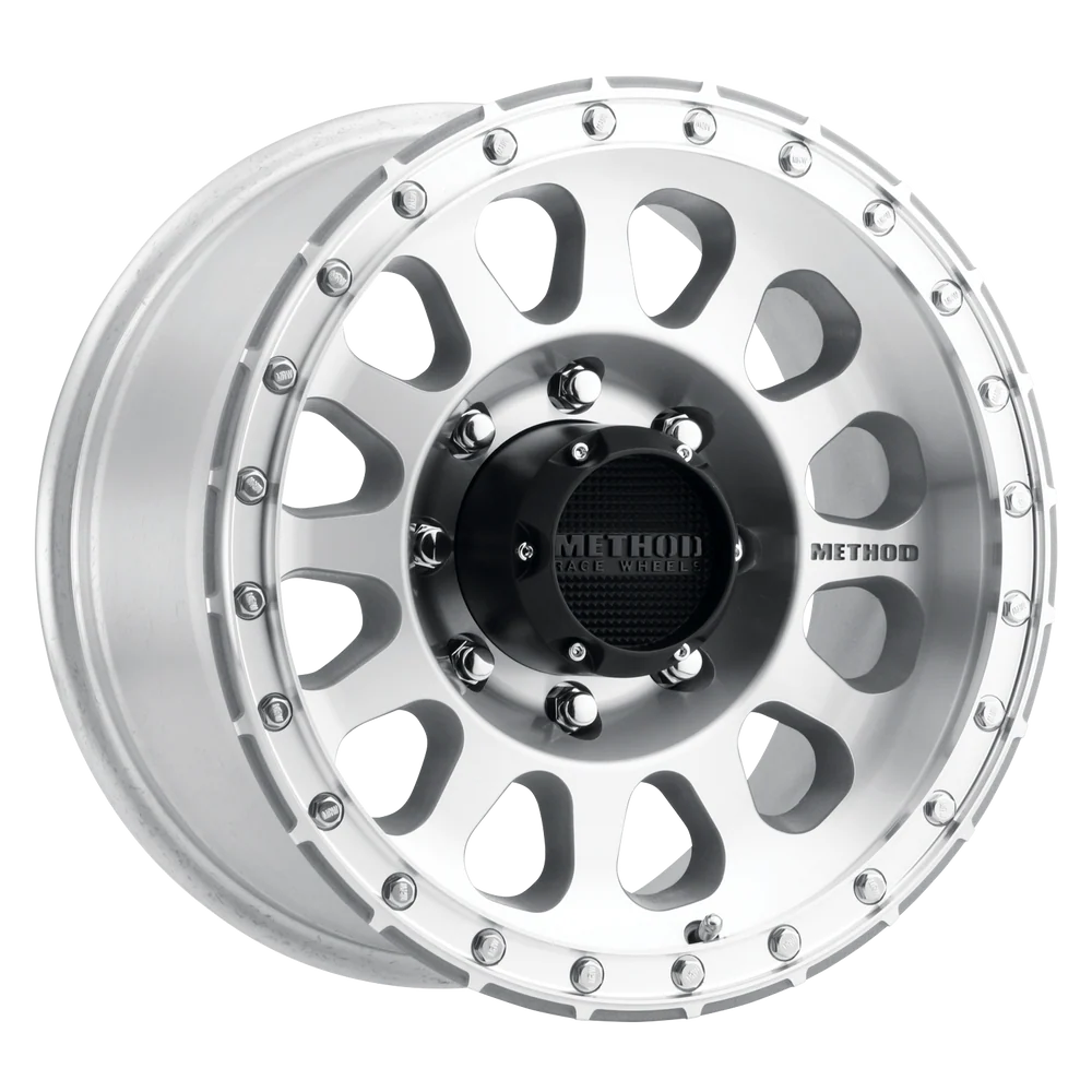 Method MR101 Beadlock 17x9 -12mm Offset 8x6.5 130.81mm CB Raw Machined w/BH-H24125 Wheel