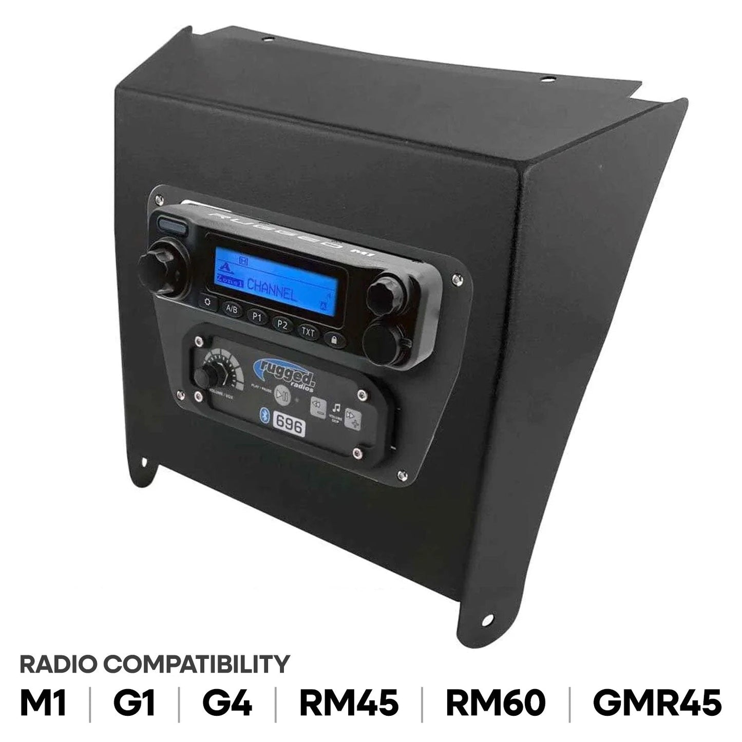 Kawasaki KRX Multi-Mount Kit for Rugged Mobile Radios and Intercom Motorola CM300D / Vertex VX2200