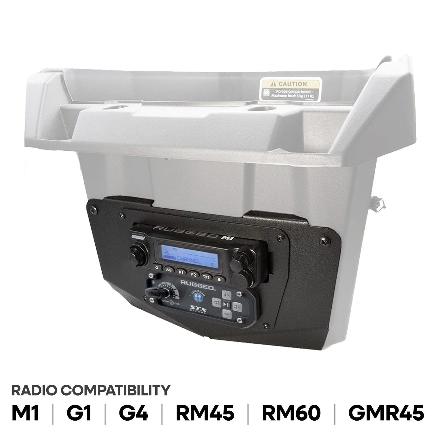 Can-Am Commander and Maverick - Glove Box Multi-Mount Kit for Rugged UTV Radios and Intercoms Rugged RDM