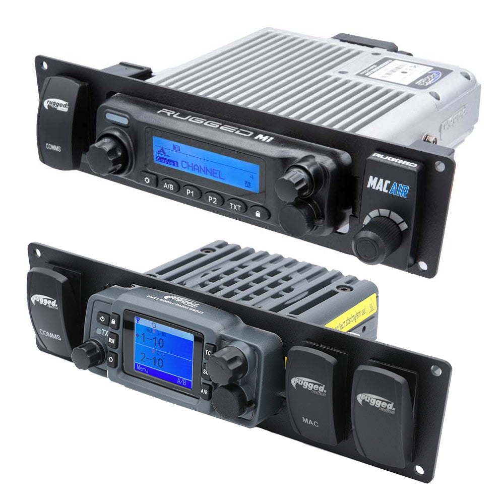 Yamaha Wolverine RMAX Mount for Mobile Radio and Rocker Switches M1 / G1 / G4 / RM60 / GMR45