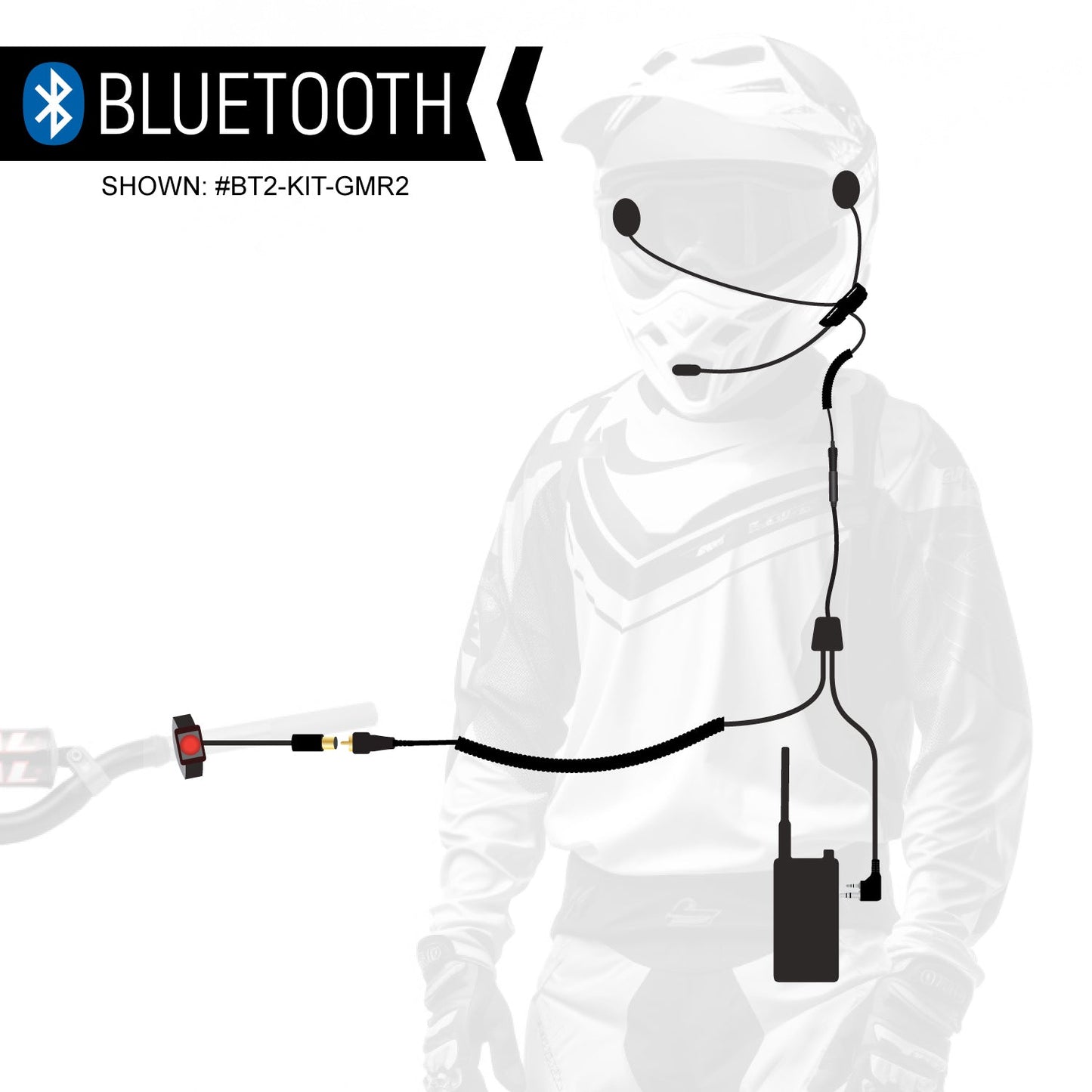 CONNECT BT2 Bluetooth Moto Kit with Radio R1