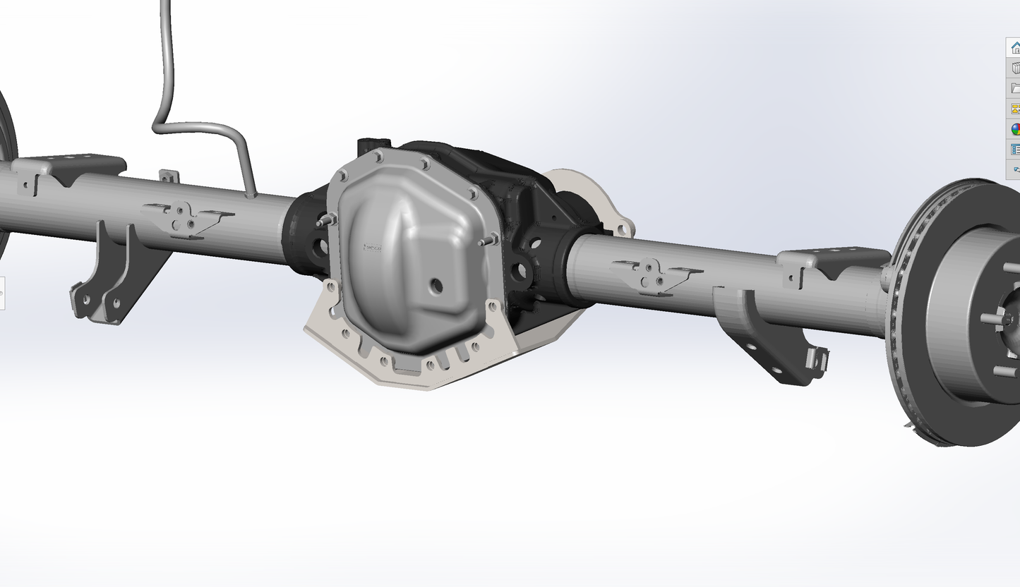 2019 - UP Ford Ranger Rear Differential Skid Plate