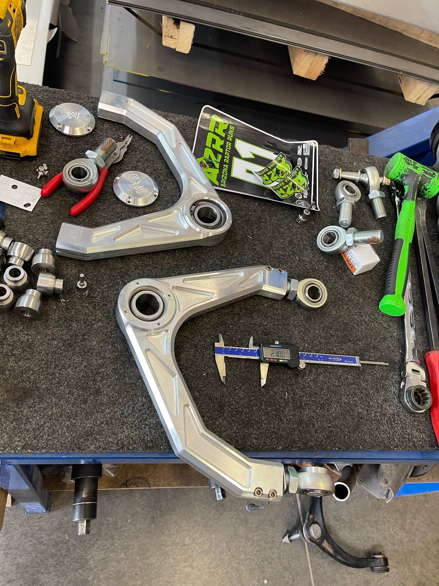 Gen 3 Raptor Billet Upper Arm Kit