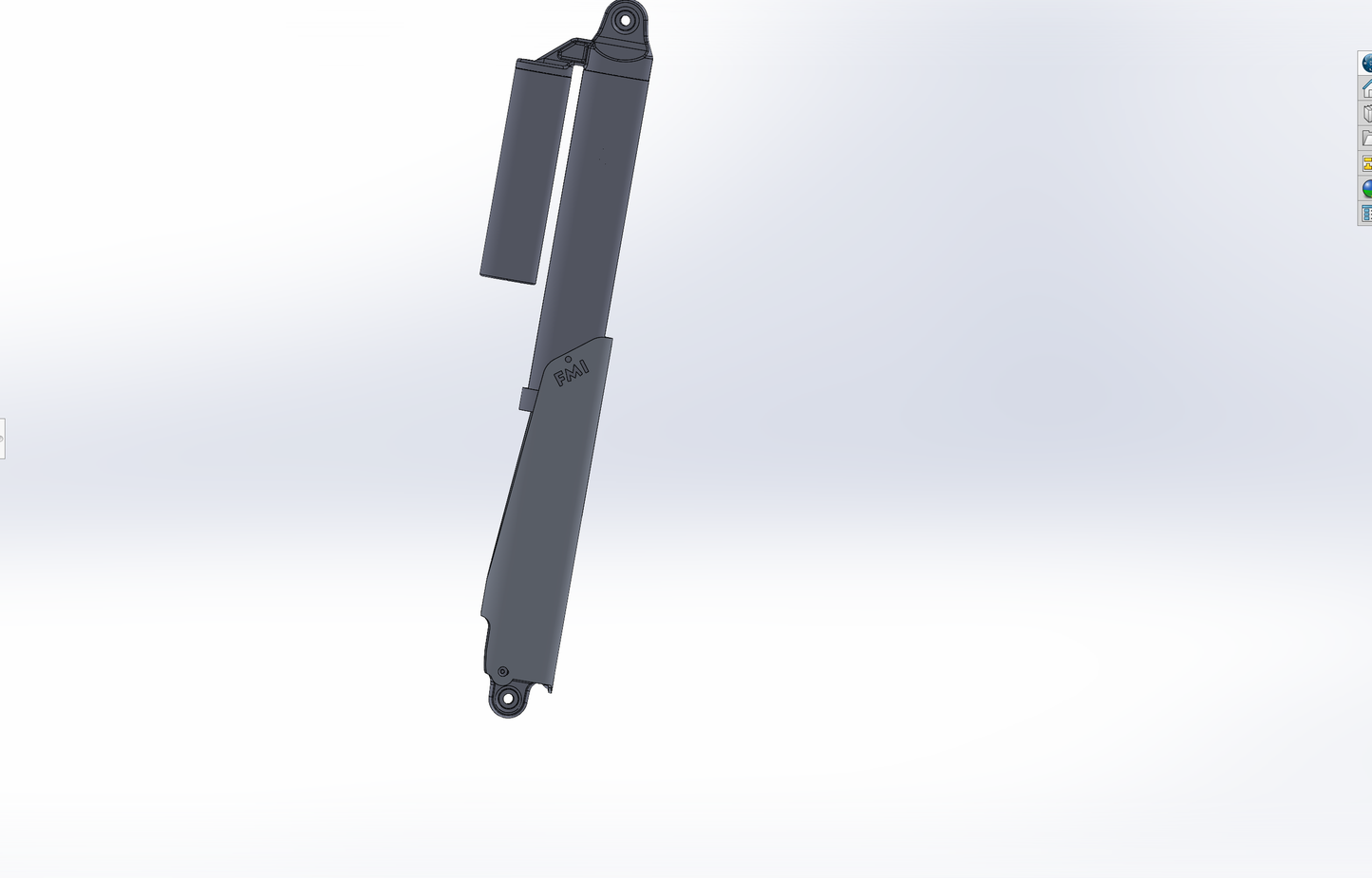 Full Length Aluminum Shock Guard REPLACEMENT for Gen 2 or Gen3 Ford Raptor/ Raptor R for Rear Shock - SINGLE
