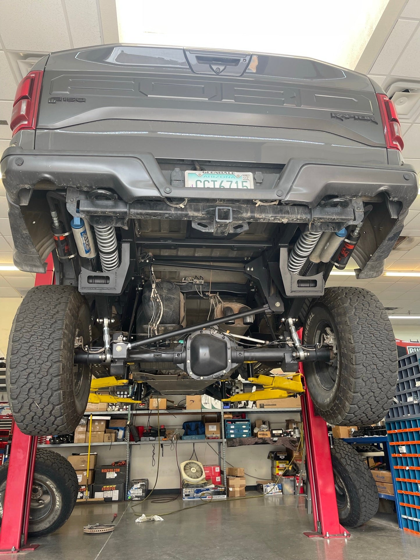 2021 - UP Raptor Long Travel Rear Suspension Kit for Gen 3 Raptors with 19 inches of travel