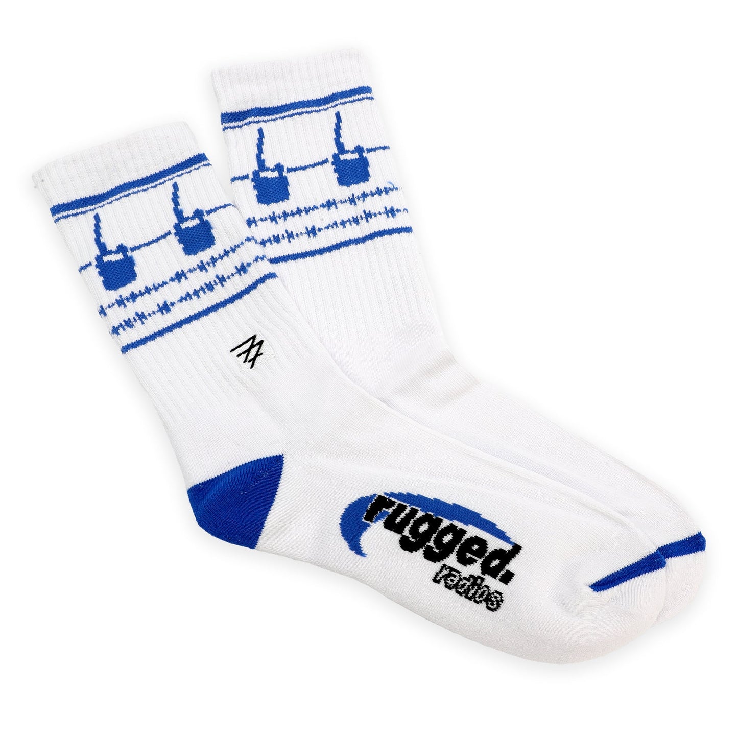 Rugged Radios Fast Friends Crew Socks