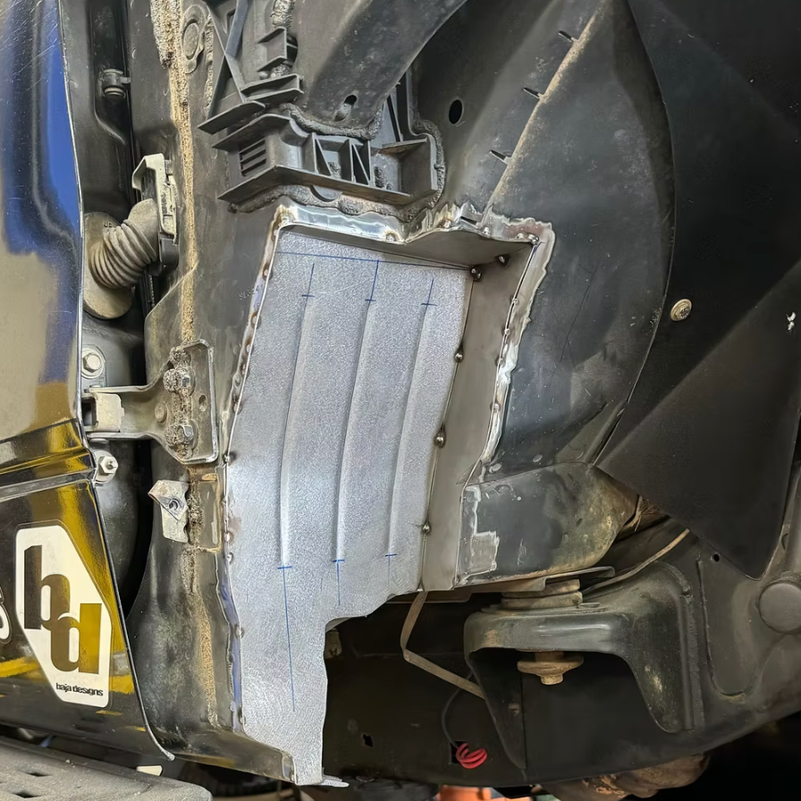 HRD 40" Tire Chop Firewall Panels DIY - Gen 1 Raptor