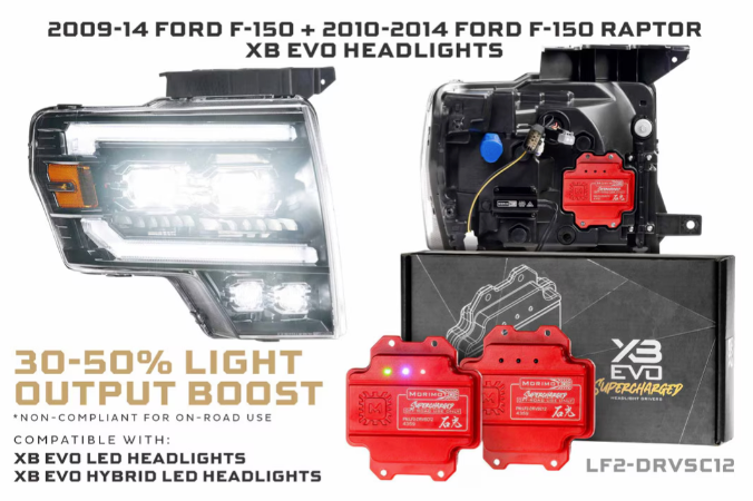 Morimoto Supercharged Drivers: 2010-2014 Ford Raptor XB Evo / XB Evo Hybrid