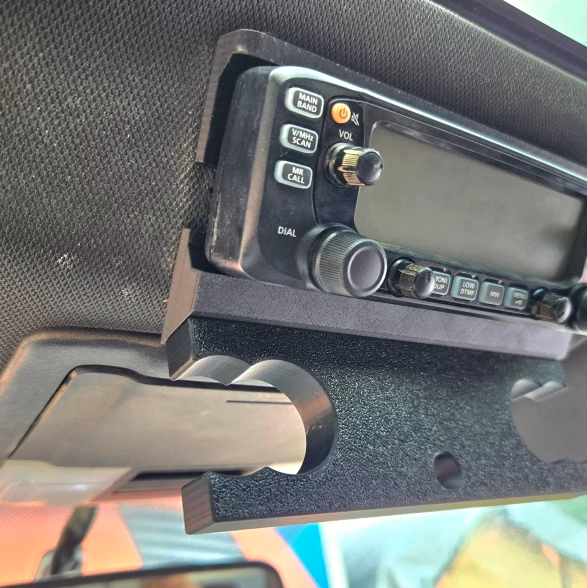 2010-2014 Ford Raptor VHF Radio mount with Headset Hooks