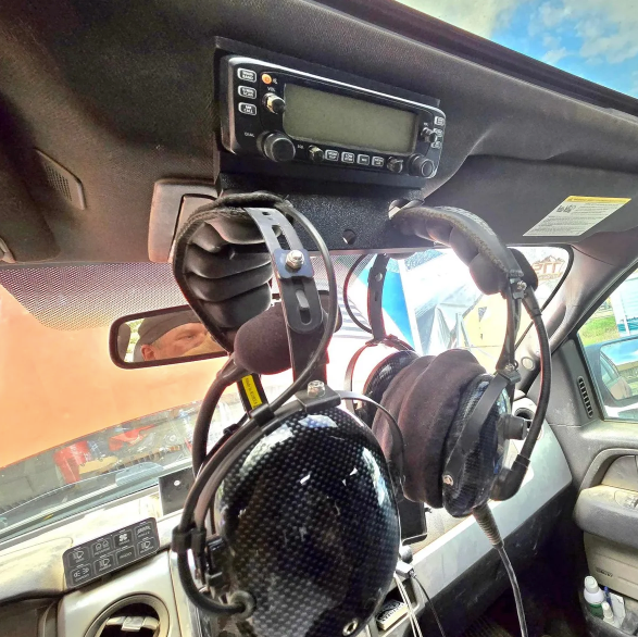2010-2014 Ford Raptor VHF Radio mount with Headset Hooks