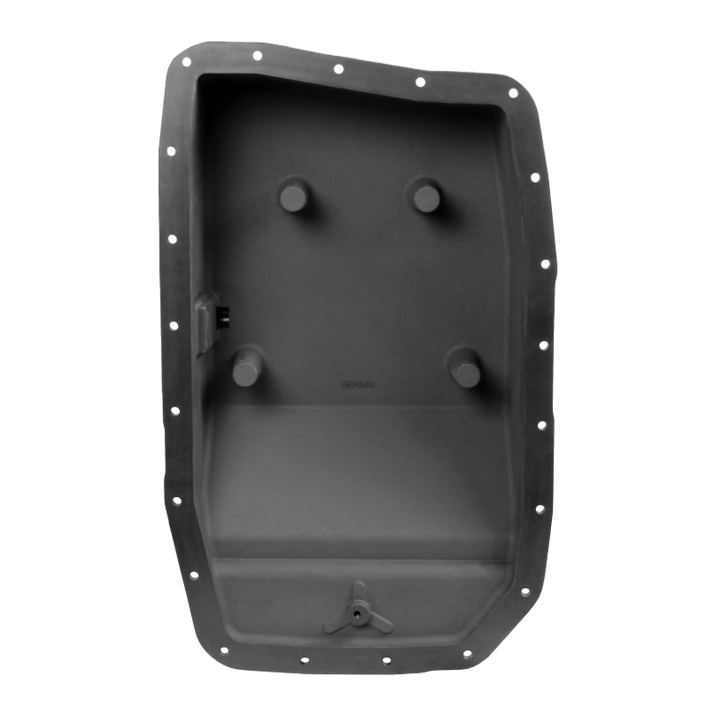 B&M 2010-2014 Ford Raptor Hi-Tek Deep Transmission Pan - Black Aluminum