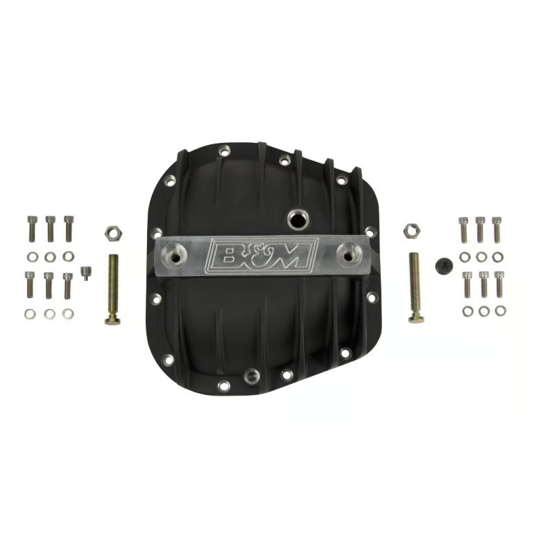 B&M 2010-2014 Ford Raptor Hi-Tek Aluminum Differential Cover - Black