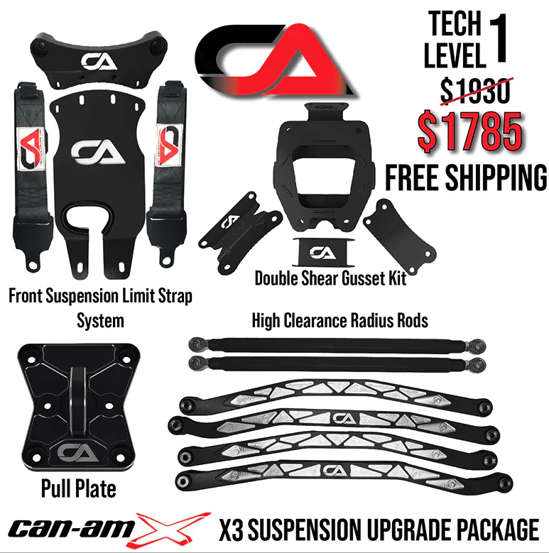 CA Tech Can-Am X3 Suspension Kit Level 1