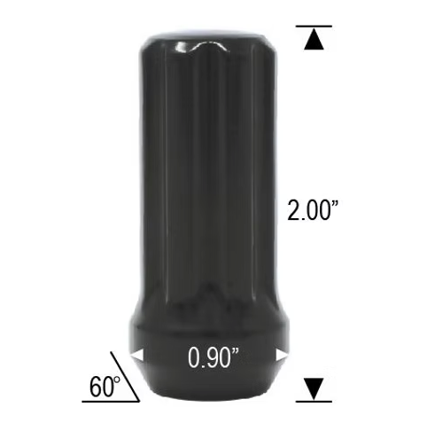 INNOV8 SPLINED LUG NUT 14mmx1.5 2.0" LONG