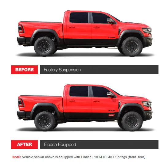 Eibach 19-21 Ram 1500 TRX & 2025 Ram RHO Pro-Truck Lift Kit (Front and Rear Springs) 2.7in Front / 1.5in Rear