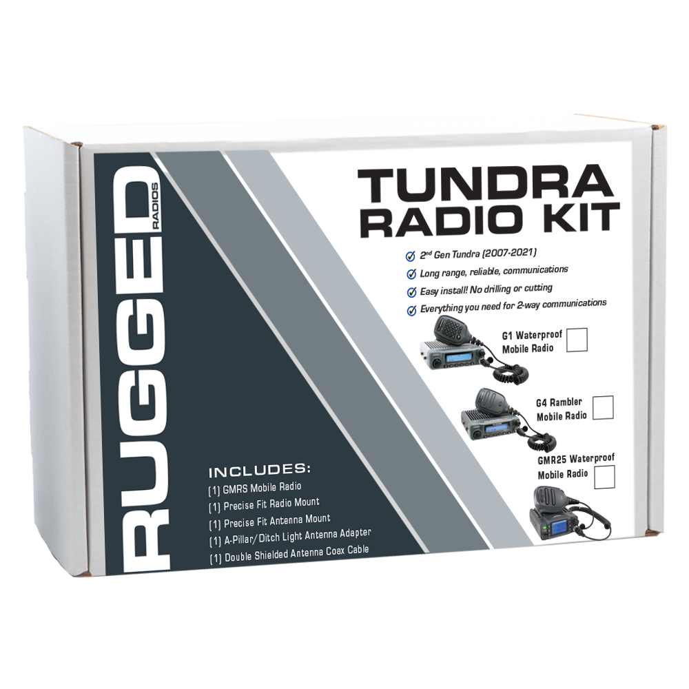 Toyota Tundra Two-Way GMRS Mobile Radio Kit G1 Waterproof