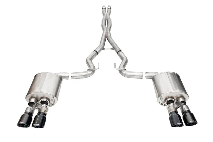 Corsa Xtreme Valved / 3.0 in Cat-Back 4.0 in Slash Tips | 2024 Mustang GT Coupe