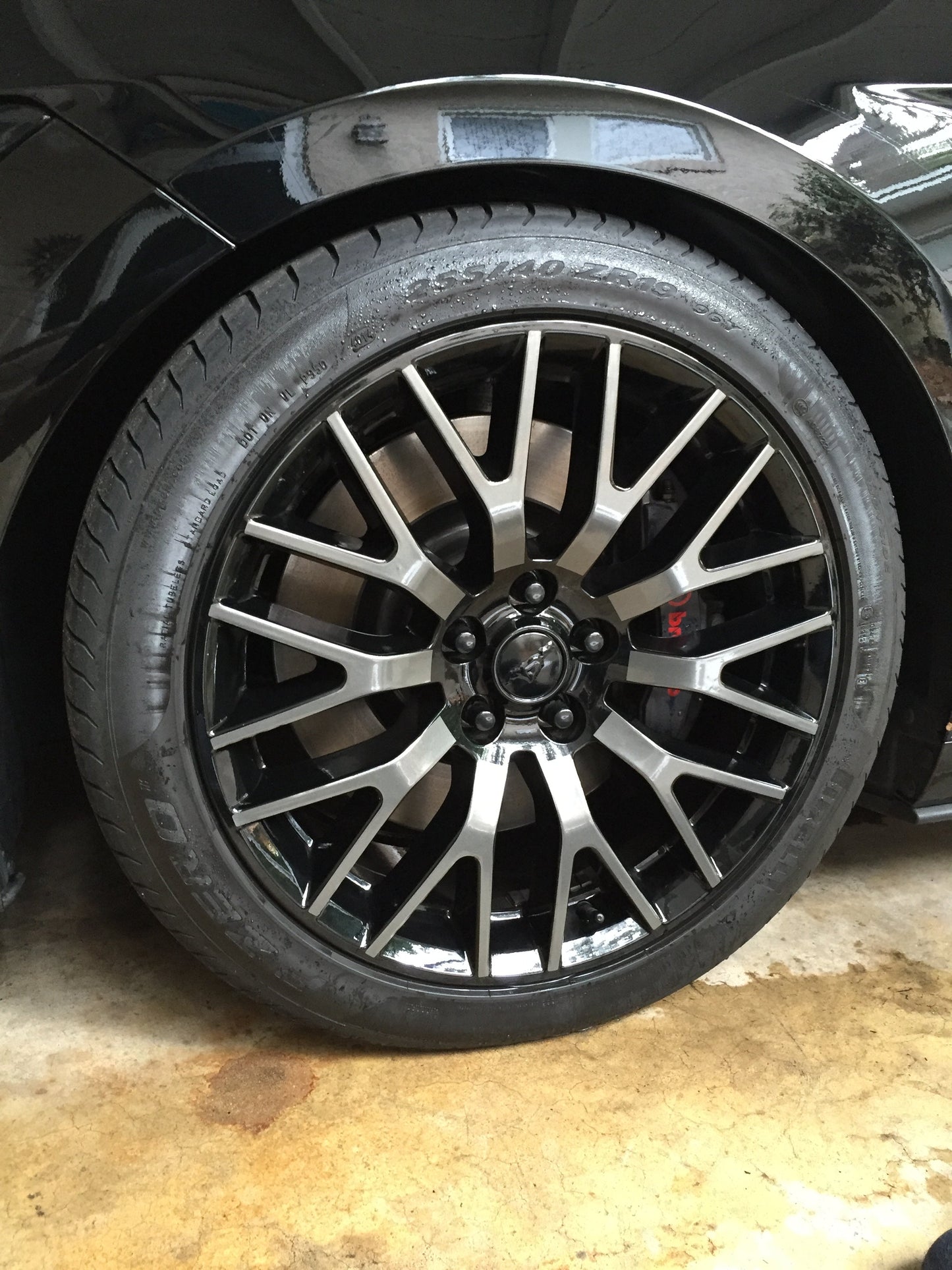 Performance Package Wheel Vinyl Insert Accents (2015-2023 Mustang)