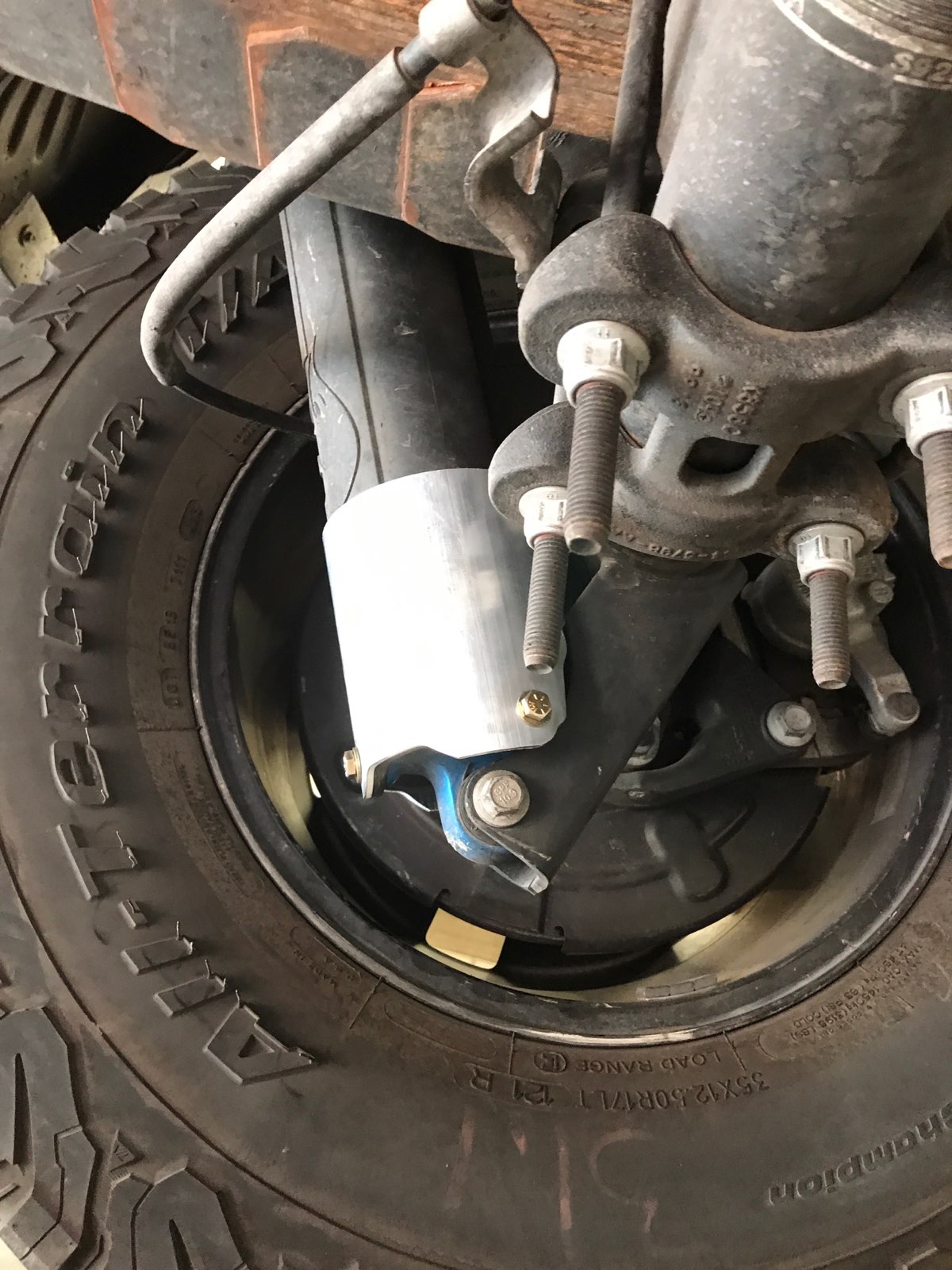 2017 - 2025 Ford Raptor shock guard for rear shock