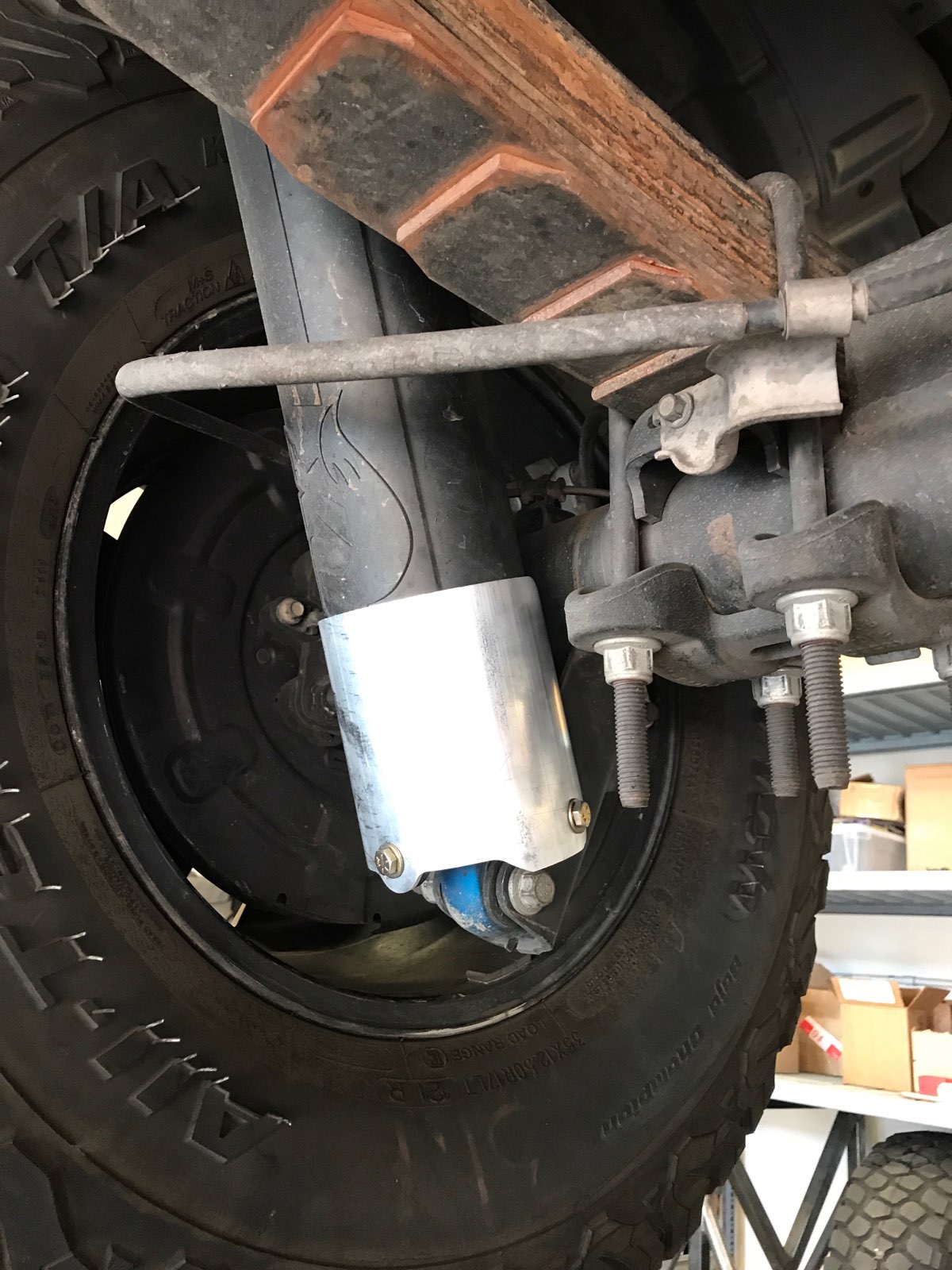 2017 - 2025 Ford Raptor shock guard for rear shock