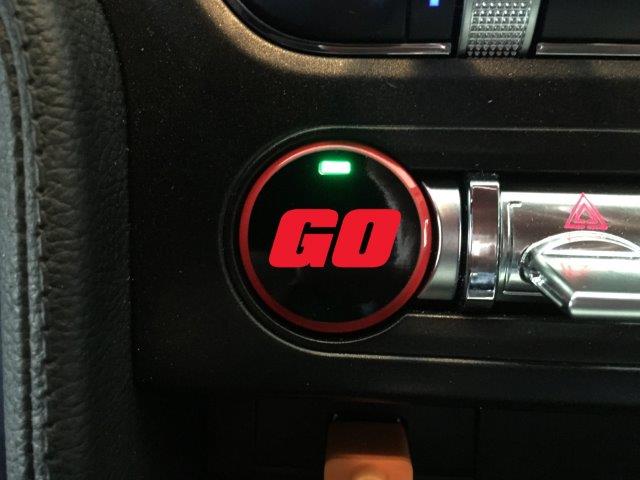 Push Button Decal "GO" (2015-2023 Mustang)
