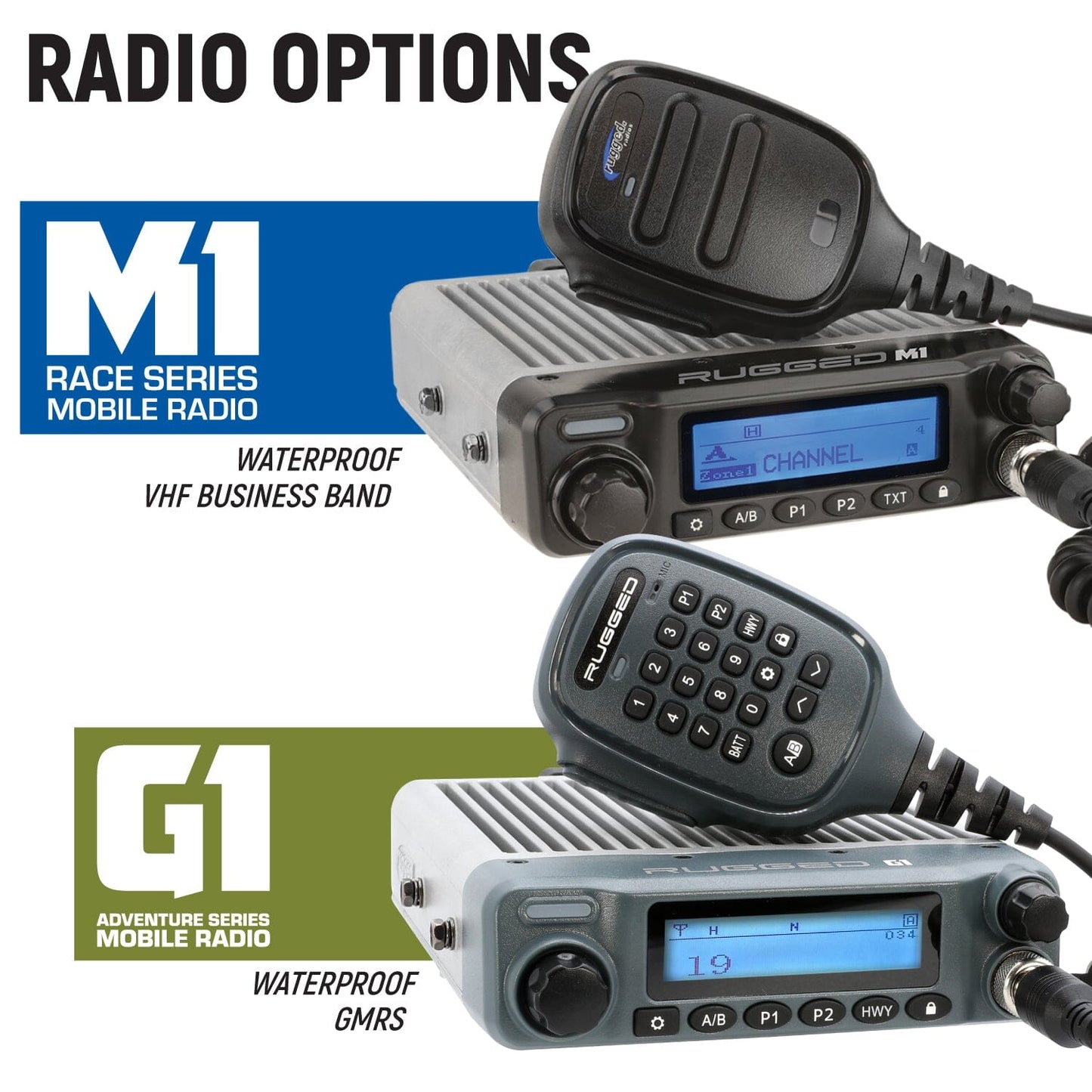 696 PLUS Remote Head Complete Master Communication Kit with Intercom and 2-Way Radio G1 GMRS
