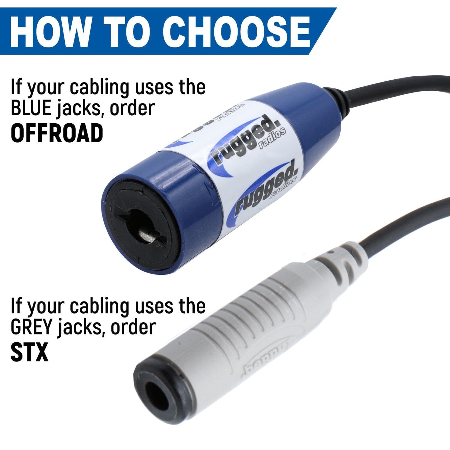 Dual Headset / Helmet Jack Flush Mount STX Stereo