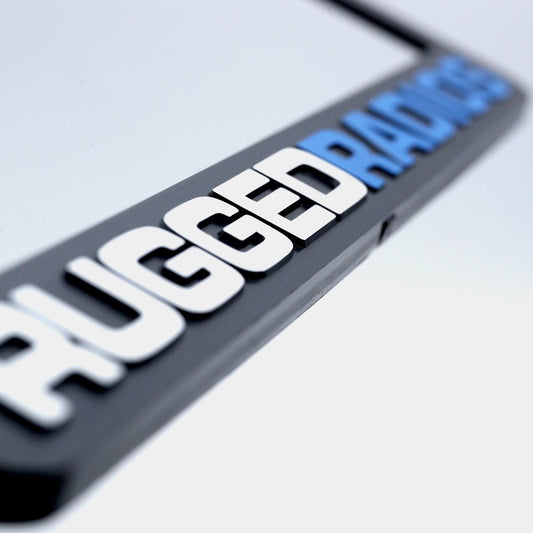 Go Further Rugged Radios License Plate Frames for Cars Trucks and Motorcycles Motorcycle