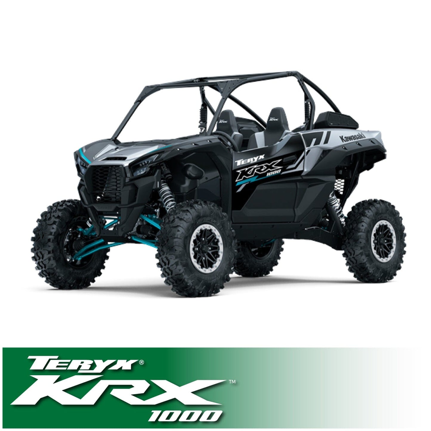 Kawasaki Teryx KRX Complete Communication Kit with Bluetooth Intercom and 2-Way Radio STX Stereo / M1 VHF Business Band / Dash Mount