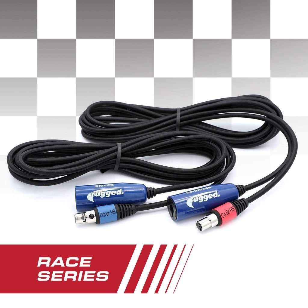 OFFROAD 12 RACE SERIES Straight Cable to Intercom Driver and Co-Driver