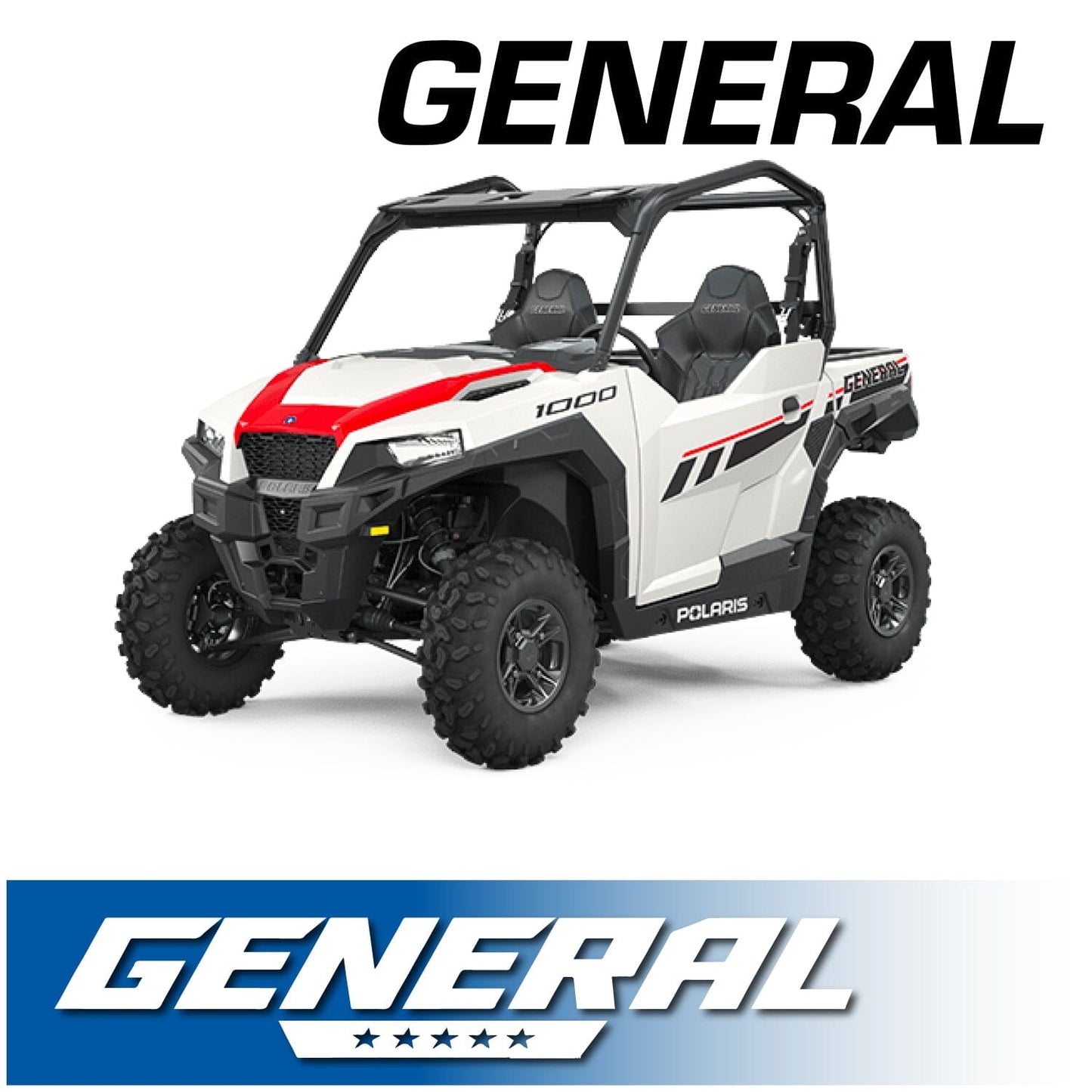 Polaris General Complete Communication Kit with Bluetooth Intercom and 2-Way Radio 696 PLUS / G1 GMRS