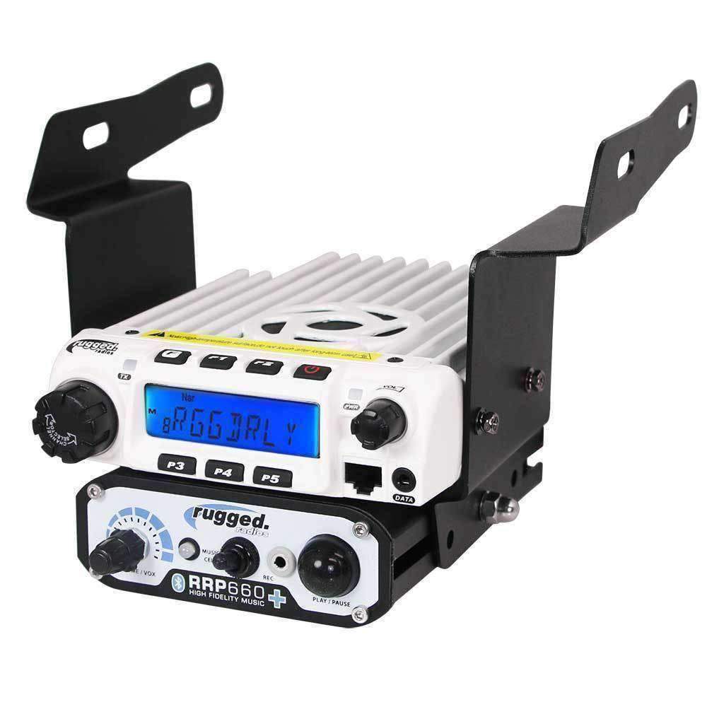 Polaris RZR 570 800 900 Mount for Rugged Radios and Intercom