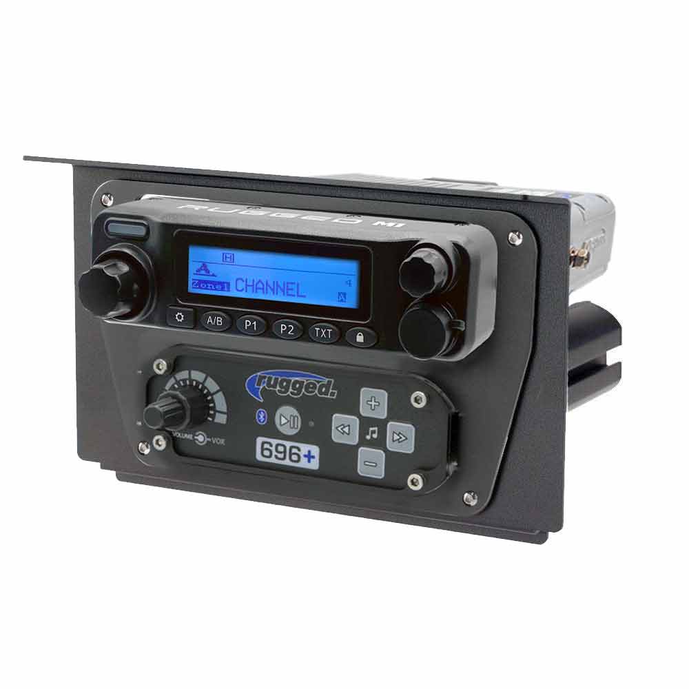 Polaris RZR XP 1000 Complete Communication Kit with Bluetooth Intercom and 2-Way Radio 696 PLUS / M1 VHF Business Band