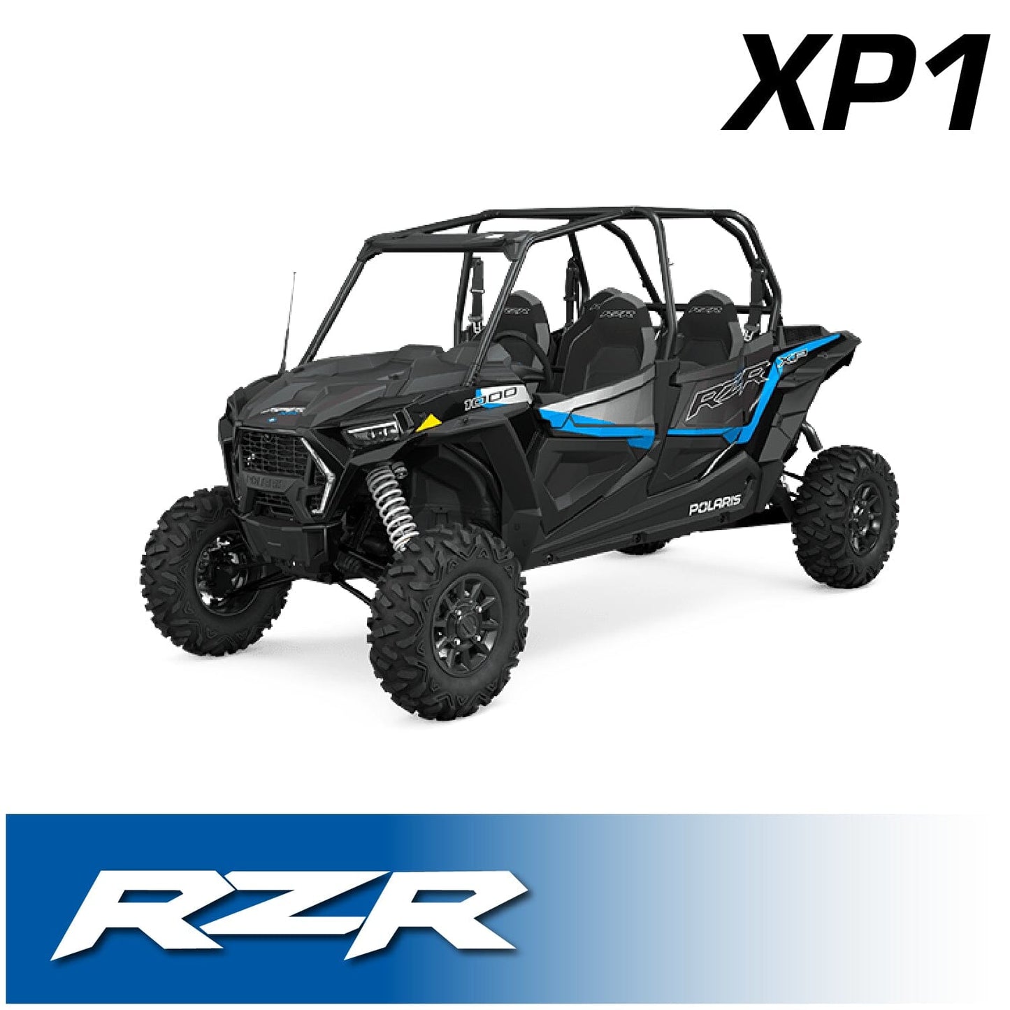 Polaris RZR XP 1000 Complete Communication Kit with Bluetooth Intercom and 2-Way Radio STX Stereo / M1 VHF Business Band