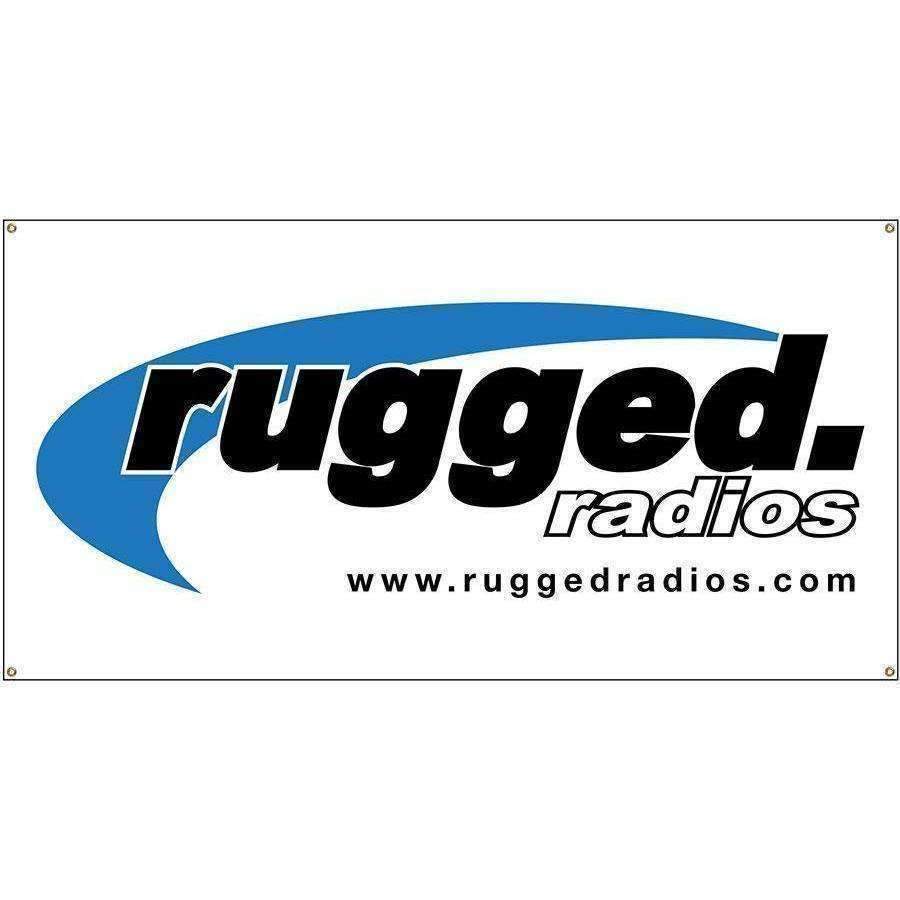 Rugged Radios Race Banners - Available In Different Sizes 4 x 10 Banner