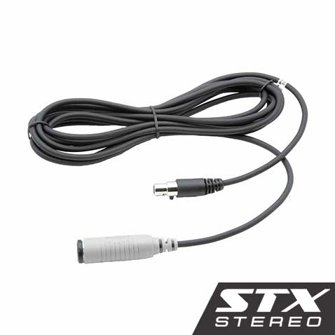 STX STEREO Straight Cable to Intercom (Select Length) 12 Feet
