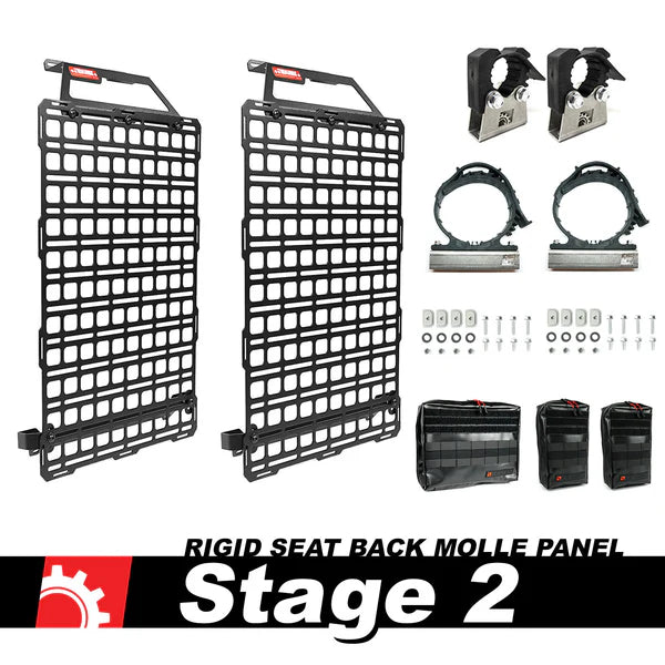 Builtright Industries Seat Back Tech Plate MOLLE Kit - 2017-2024