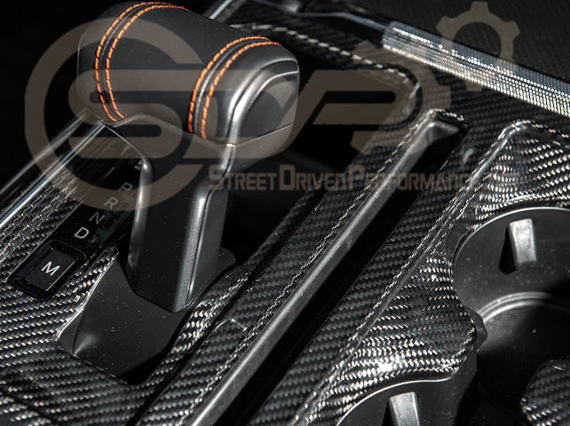 2021+ Ford Raptor/R Carbon Fiber Gear Shifter Panel Cover