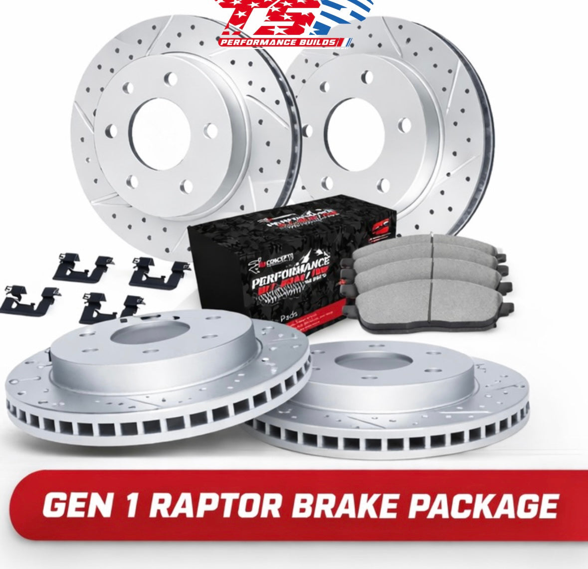 2010-2014 GEN 1 Ford Raptor Complete R1 Brake Kit