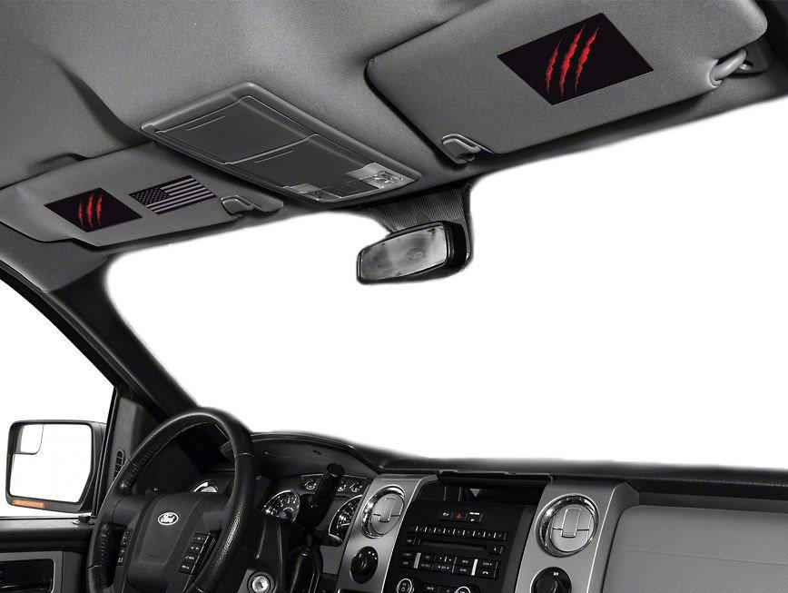Visor Covers - Claw Logo (2010-2014 F150/Raptor)