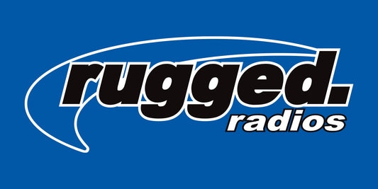 Rugged Radios Retail Signage 17  x 33