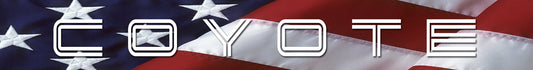 Aluminum Strut Tower Plate [S19] Coyote American Flag - 2 (2024+Mustang)